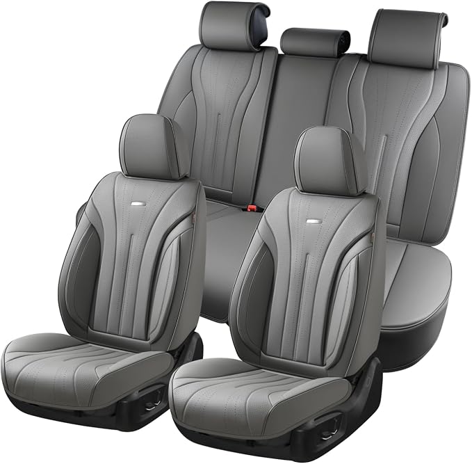 Universal Seat Covers — Full Set — Gray
