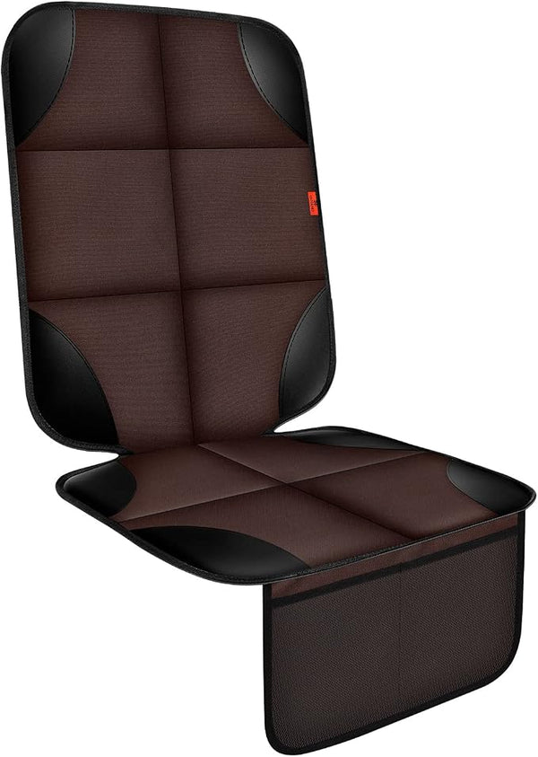 Child Car Seat Protector — Brown