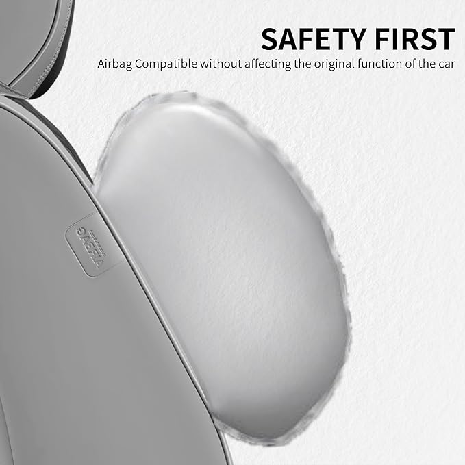 Universal Seat Covers — Front Seat — Gray