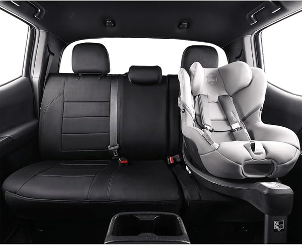 Neoprene Seat Covers for Toyota Tacoma — Rear Seat — Black
