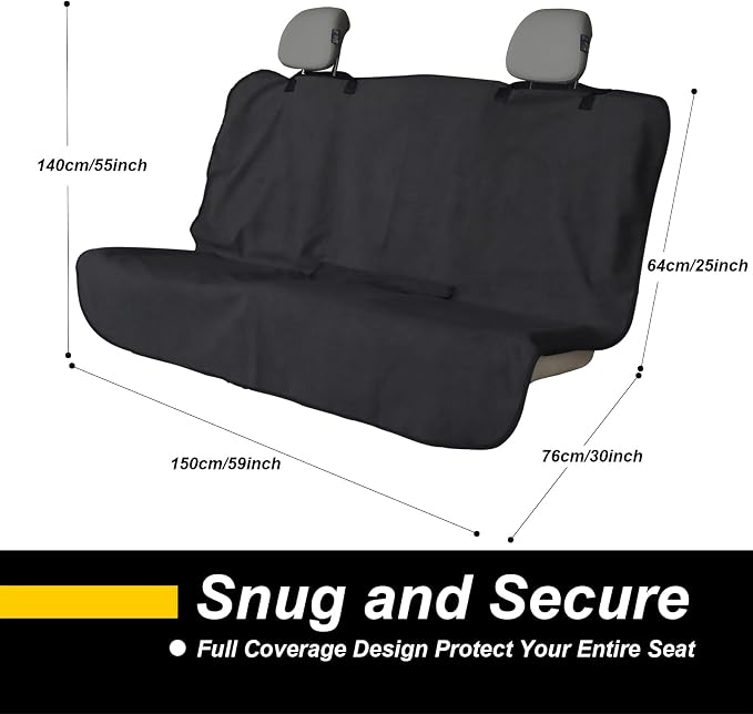 Pet Car Seat Protector — Black