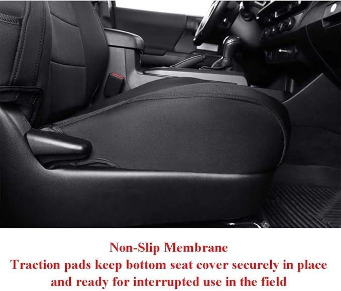 Neoprene Seat Covers for Chevrolet Silverado — Black