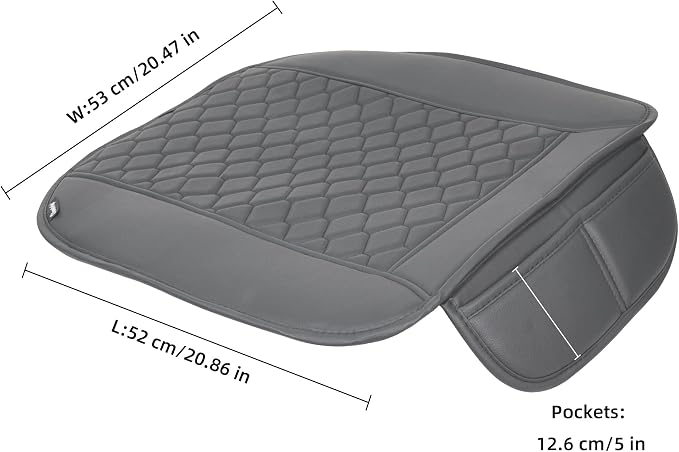 Car Seat Covers — Front Seat — Gray