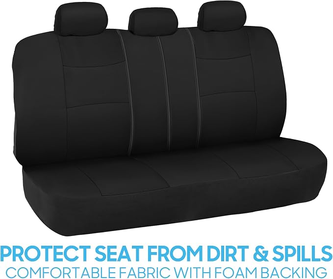 Car Seat Covers — Full Set — Black