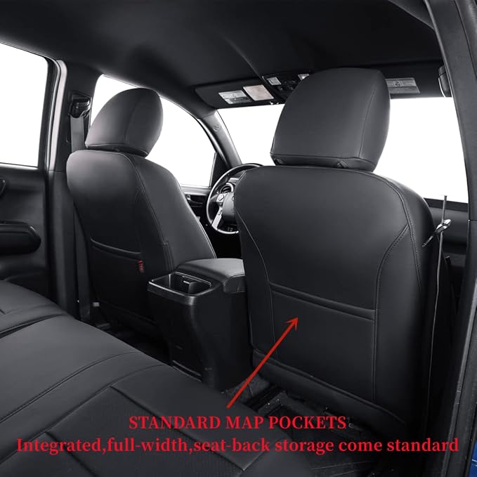 Seat Covers for Toyota Tacoma — Front Seat — Black