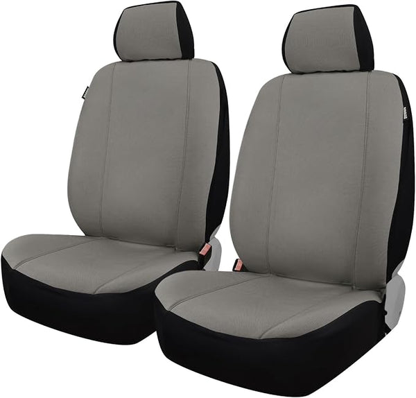 Universal Seat Covers — Front Seat — Gray
