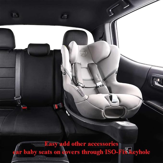 Neoprene Seat Covers for Chevrolet Silverado — Full Set — Black