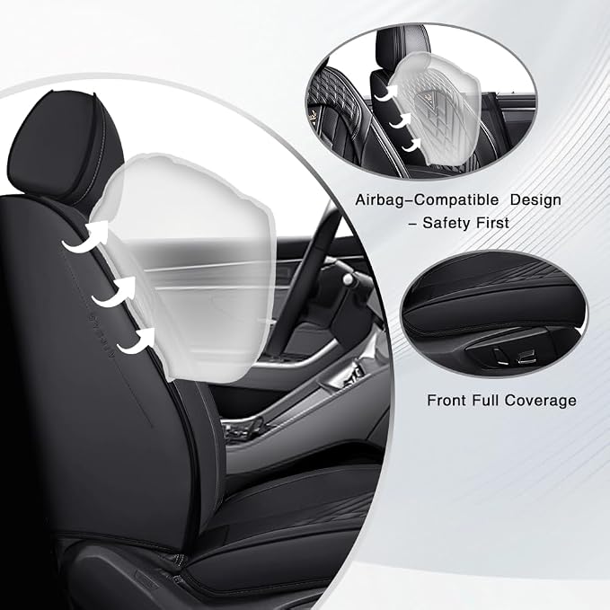 Seat Covers for Toyota Sequoia — Black