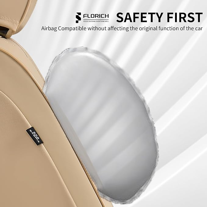 Universal Seat Covers — Front Seat — Beige