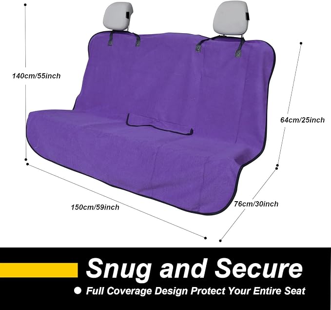 Pet Car Seat Protector — Purple