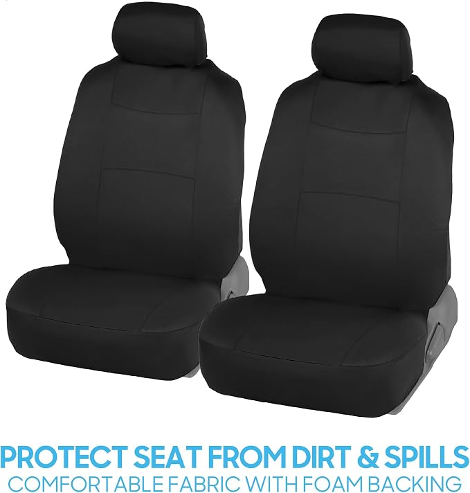 Car Seat Covers — Full Set — Black