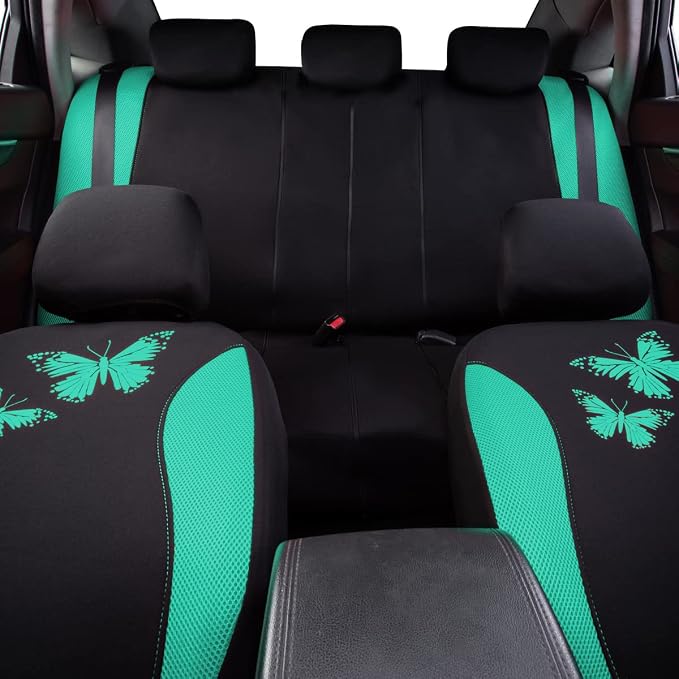 Universal Seat Covers — Full Set — Green