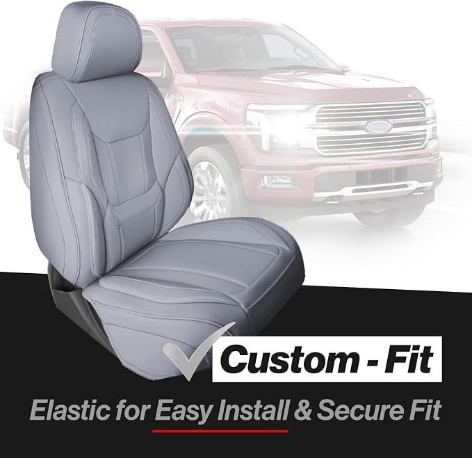 Seat Covers for Ford F-250 / Ford F-350 — Full Set — Gray
