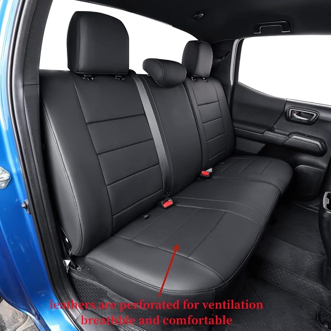 Seat Covers for Toyota Tacoma — Front Seat — Black