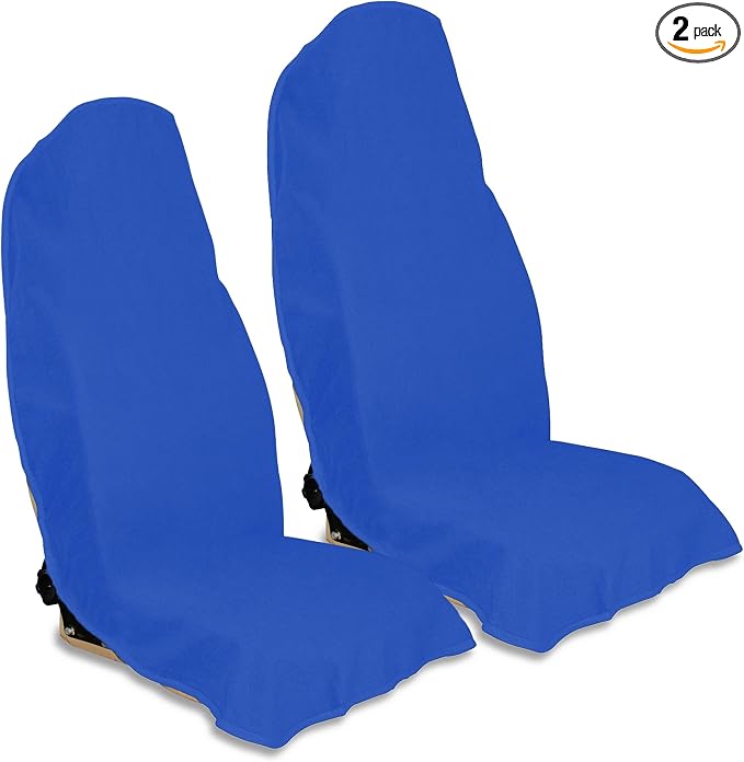Car Seat Covers — Front Seat — Blue