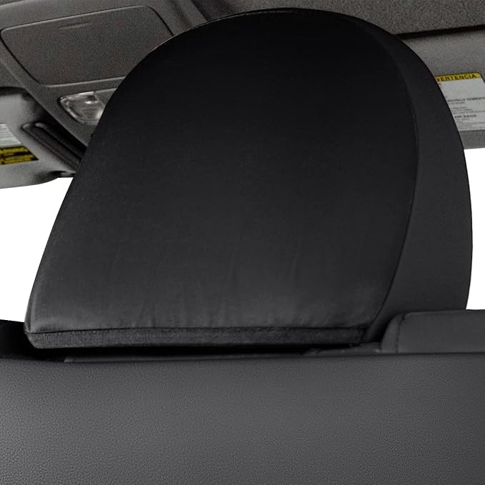 Faux Leather Seat Covers for Toyota Tacoma — Black / Red