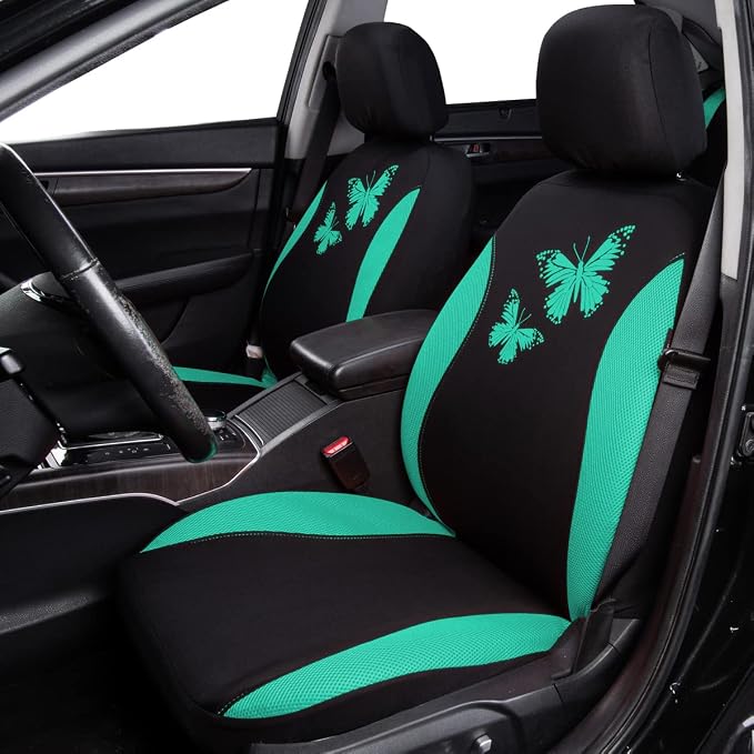Universal Seat Covers — Full Set — Green