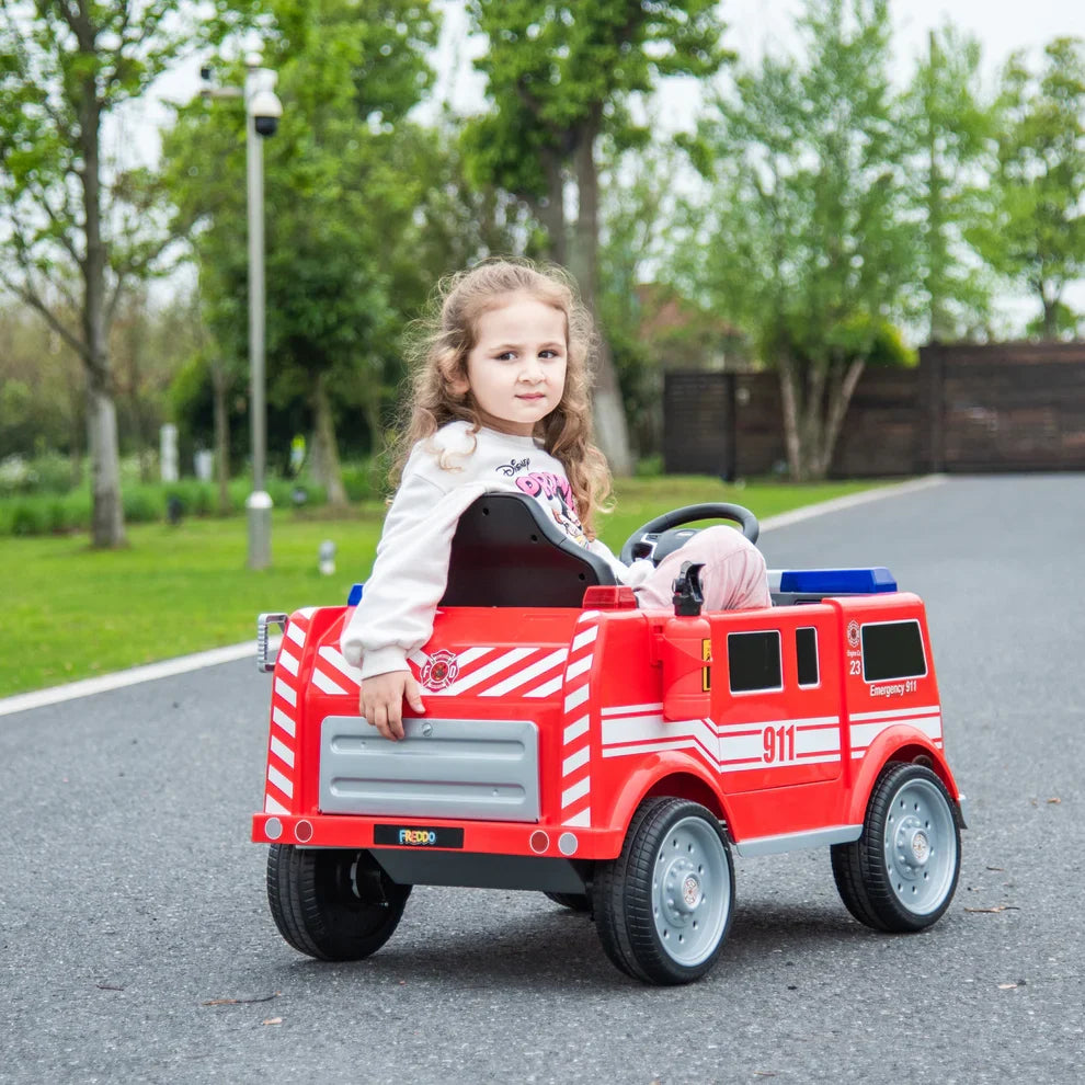 12V Fire Truck 1 Seater Ride on