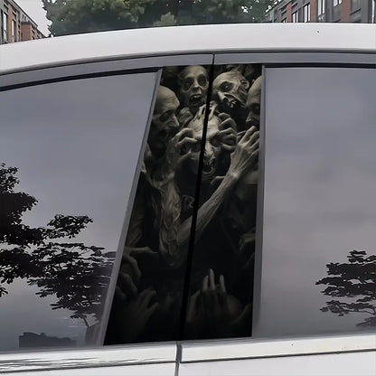 2pcs Autumn Festival Demon Skull Car Decals - Spooky B-Pillar Stickers 6ac4aba5-1d41-4de5-8ab3-aab203cb6868