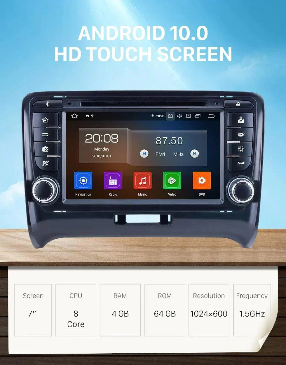 7 inch Android Car Radio 4+64GB For Audi TT 7-inch-android-car-radio-4-64gb-for-audi-tt-auto-parts-5