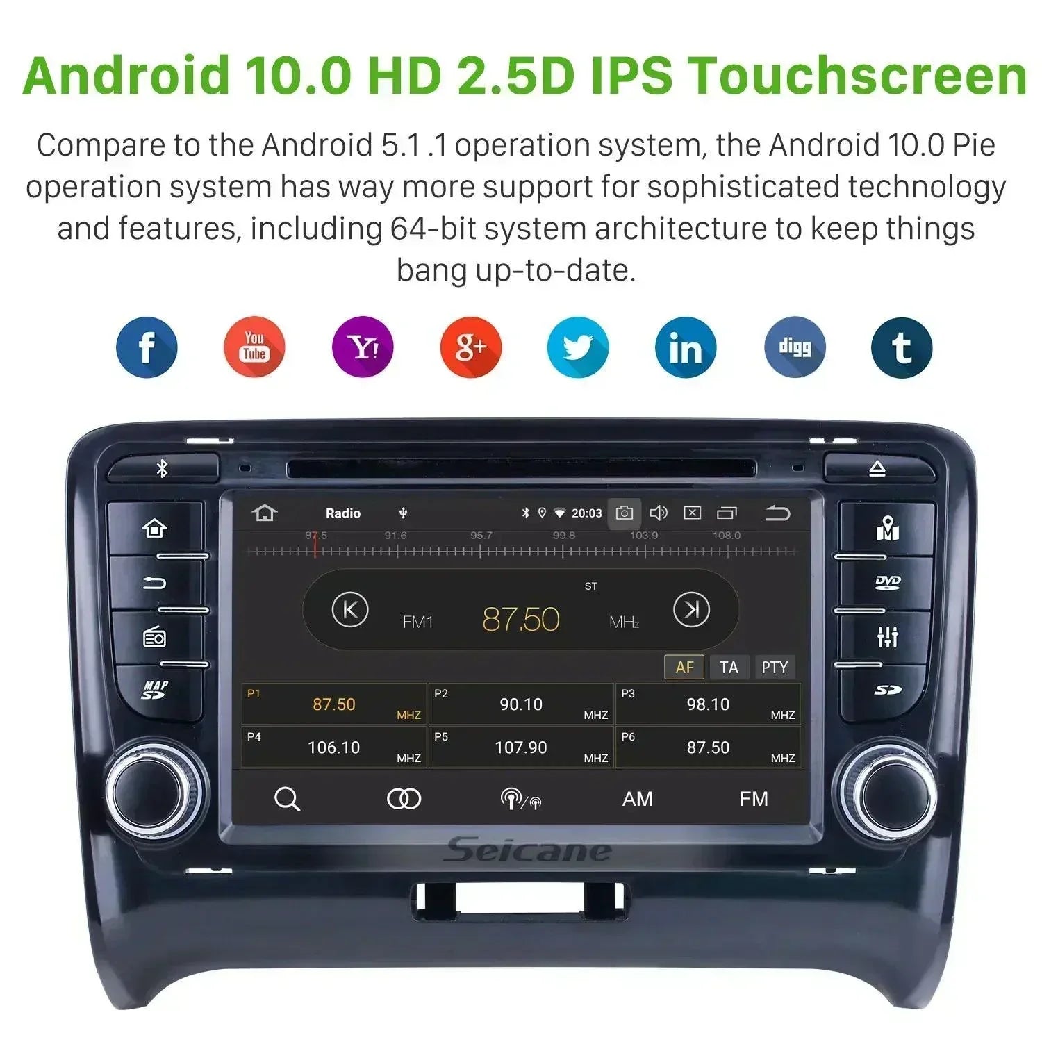 7 inch Android Car Radio 4+64GB For Audi TT 7-inch-android-car-radio-4-64gb-for-audi-tt-auto-parts-6