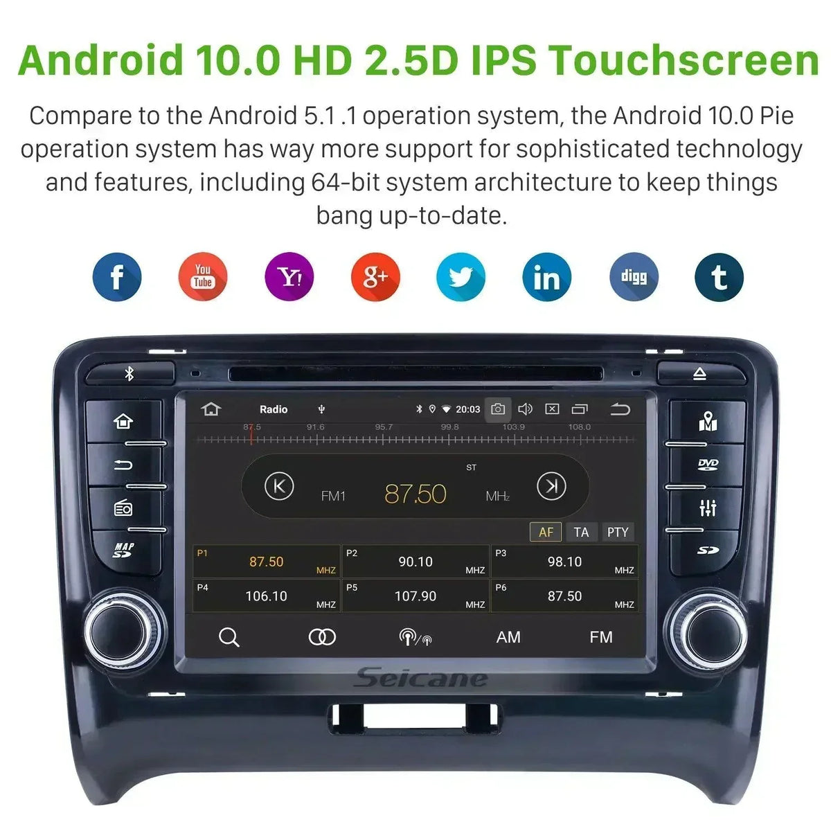 7 inch Android Car Radio 4+64GB For Audi TT 7-inch-android-car-radio-4-64gb-for-audi-tt-auto-parts-6