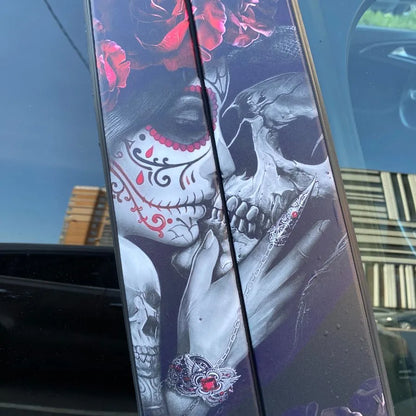 2Pcs Santa Muerte Door Post Stickers 7089552593