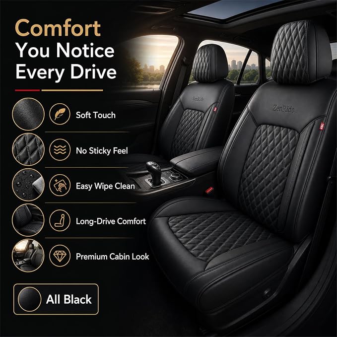 Universal Seat Covers — Black