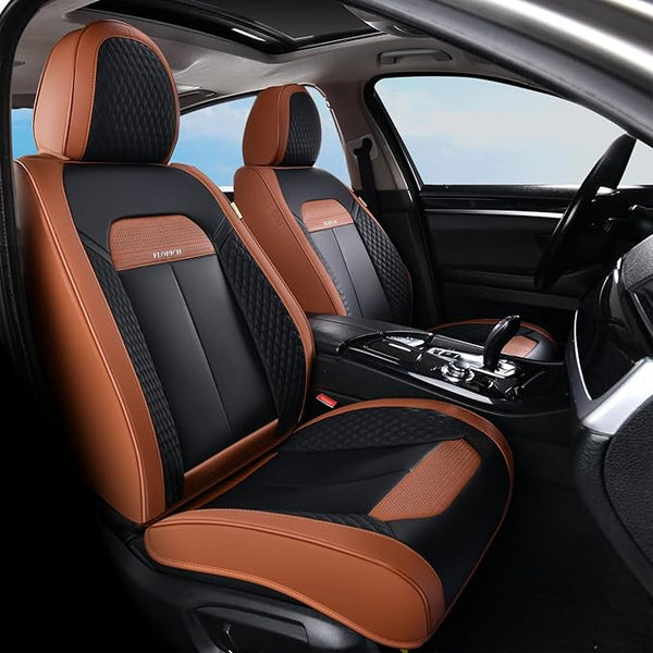 Universal Seat Covers — Front Seat — Brown / Black