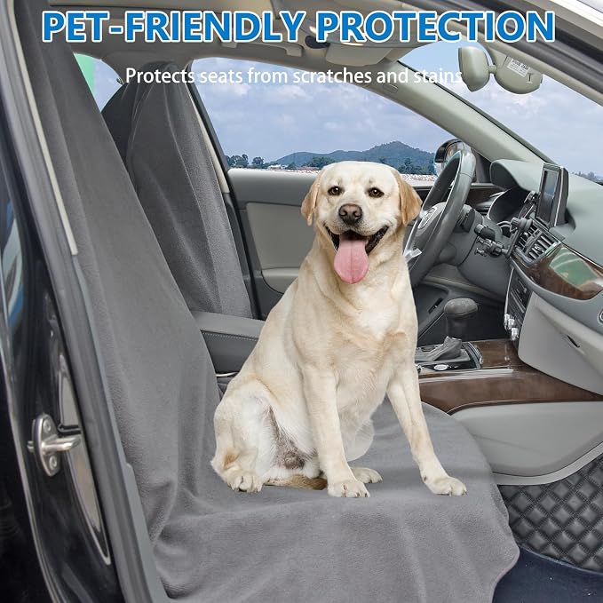 Universal Seat Covers — Front Seat — Gray