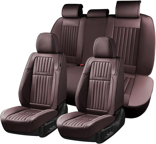 Universal Seat Covers — Full Set — Coffee