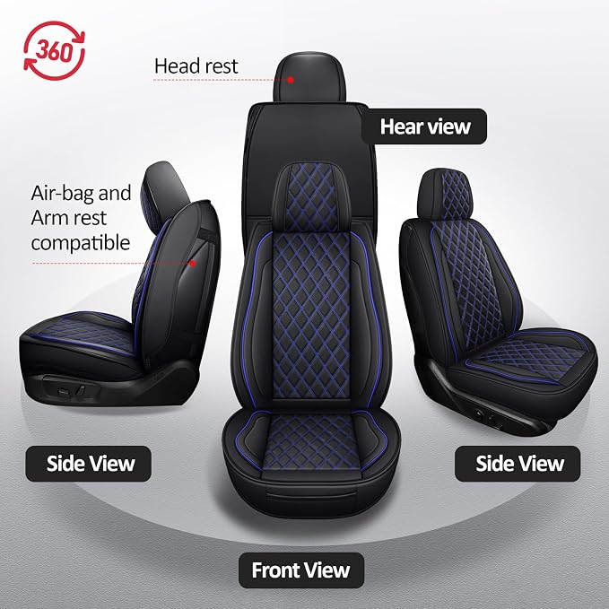 Seat Covers for Chevrolet Silverado / GMC Sierra — Full Set — Blue