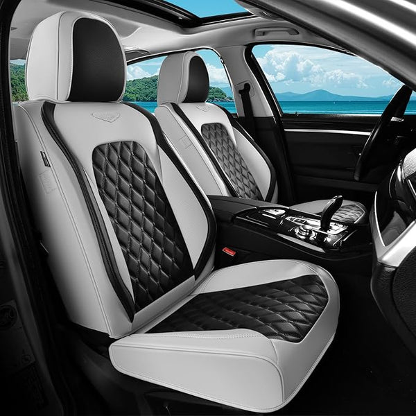 Faux Leather Car Seat Covers — Full Set