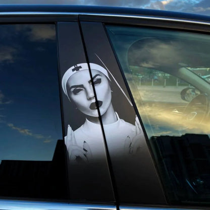 2Pcs Stickers on door pillars Nun 7121728391