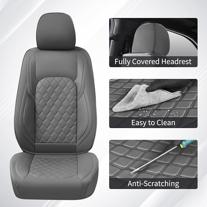 Seat Covers for Chevrolet Silverado / GMC Sierra — Black / Blue