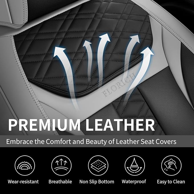 Universal Seat Covers — Full Set — Gray