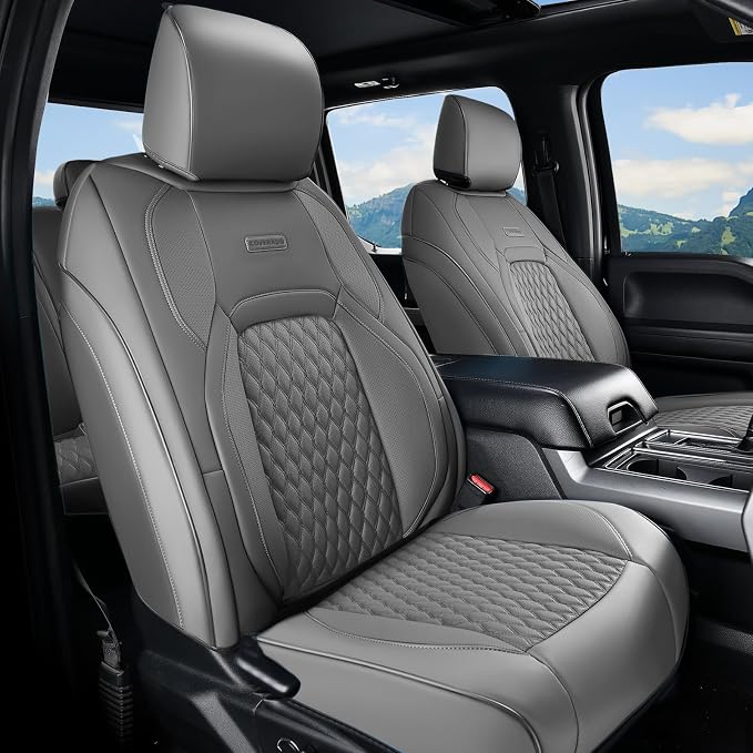 Seat Covers for Chevrolet Silverado / GMC Sierra — Full Set — Gray