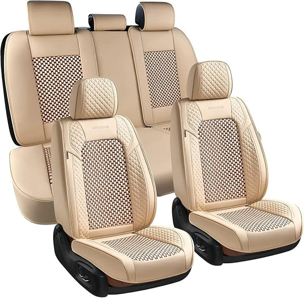 Universal Seat Covers — Full Set — Beige