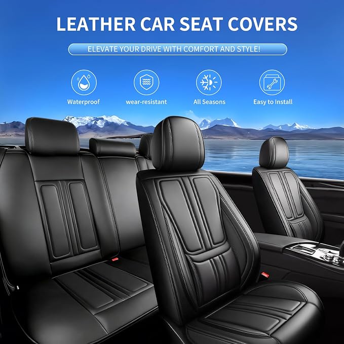 Seat Covers for Nissan Altima — Full Set — Black