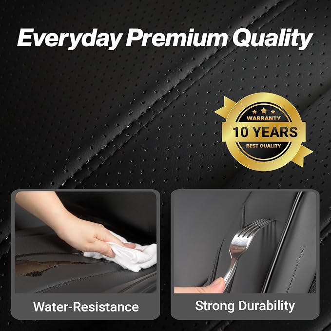 Seat Covers for Chevrolet Silverado — Front Seat — Black