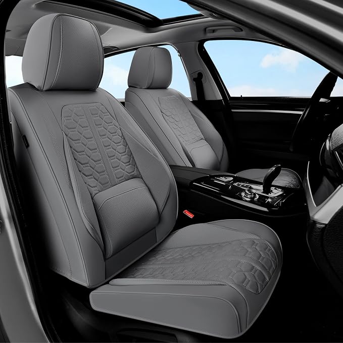 Universal Seat Covers — Full Set — Gray