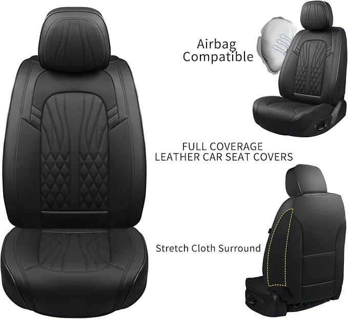 Universal Seat Covers — Black