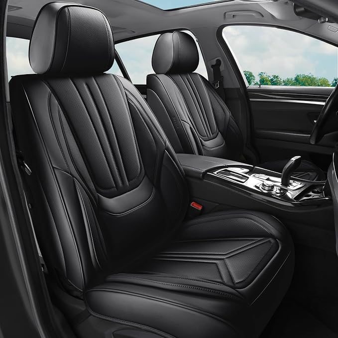 Universal Seat Covers — Front Seat — Black