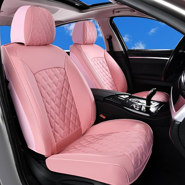 Universal Seat Covers — Front Seat — Pink