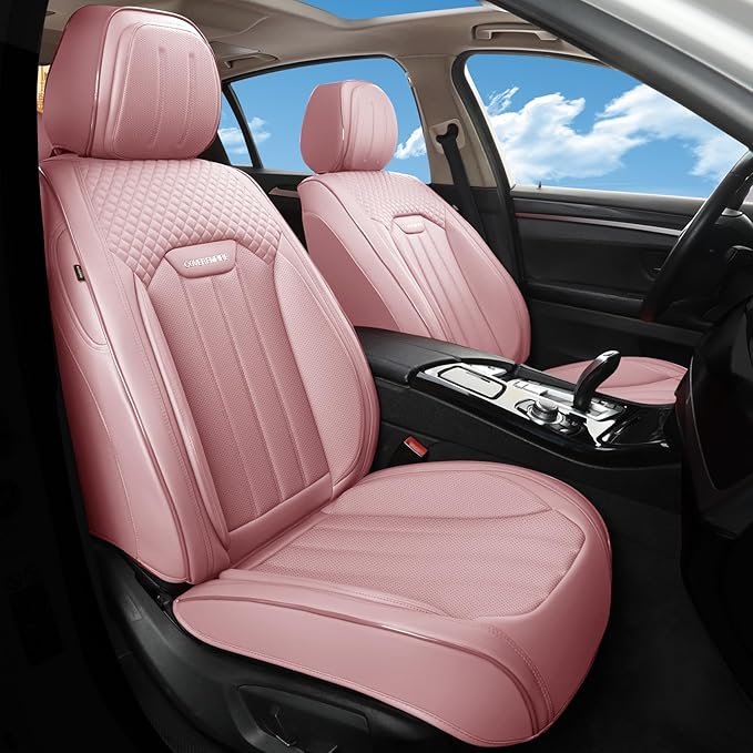 Seat Covers for Multiple Vehicles — Full Set — Pink