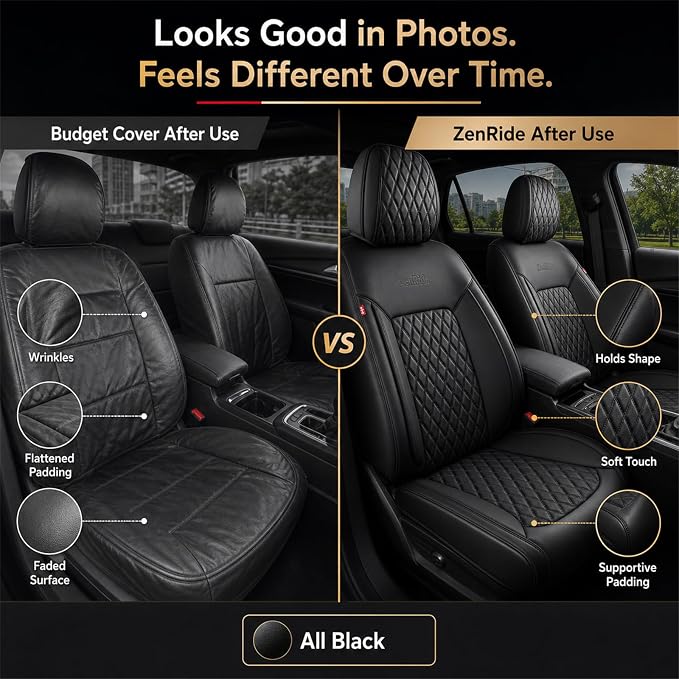 Universal Seat Covers — Black