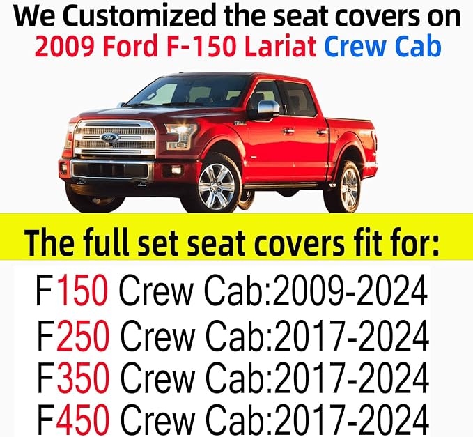 Seat Covers for Multiple Vehicles — Black
