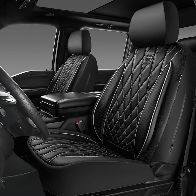 Universal Seat Covers — Front Seat — Black