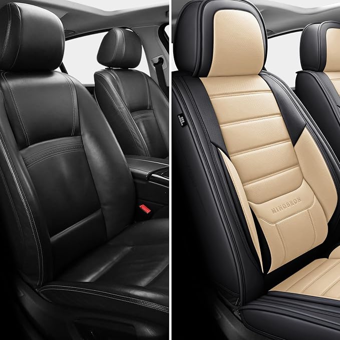 Universal Seat Covers — Full Set — Brown / Beige