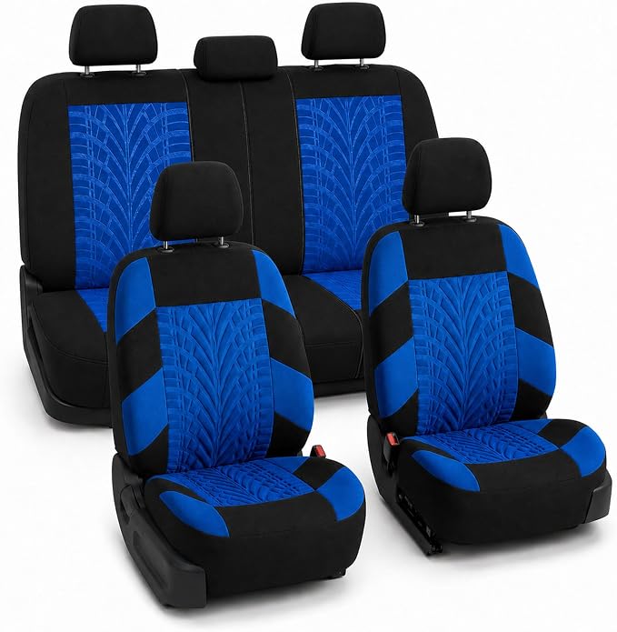 Universal Seat Covers — Full Set — Blue